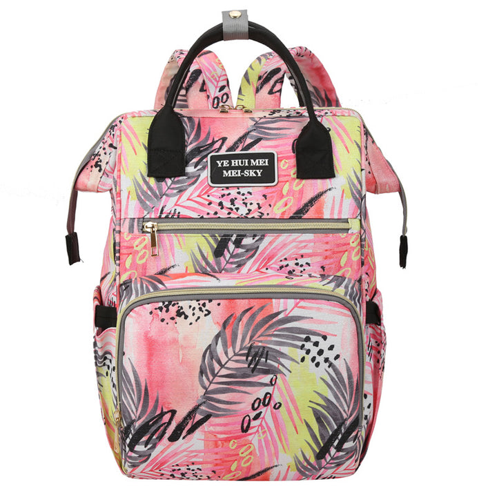 Stylischer geometrischer Druck Rucksack Karnz