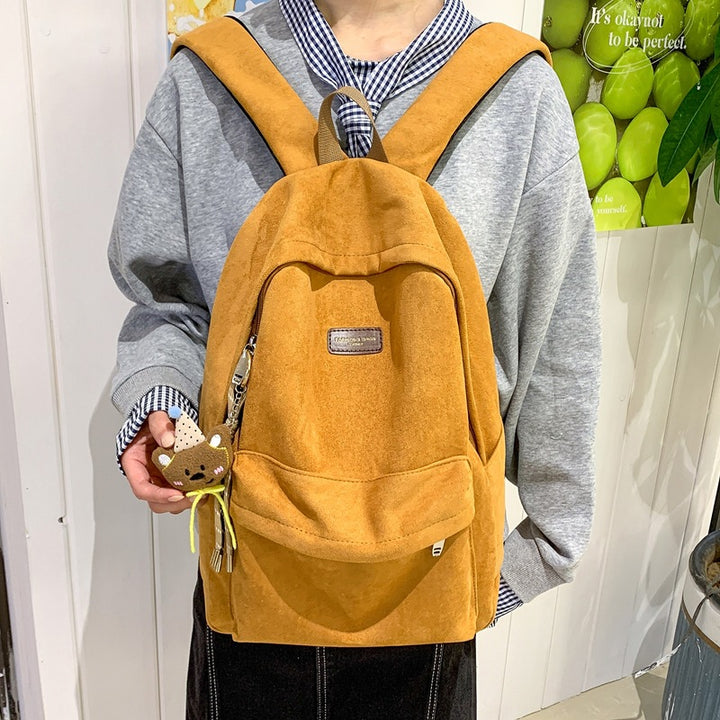Stylische Wildleder-Rucksack Karnz