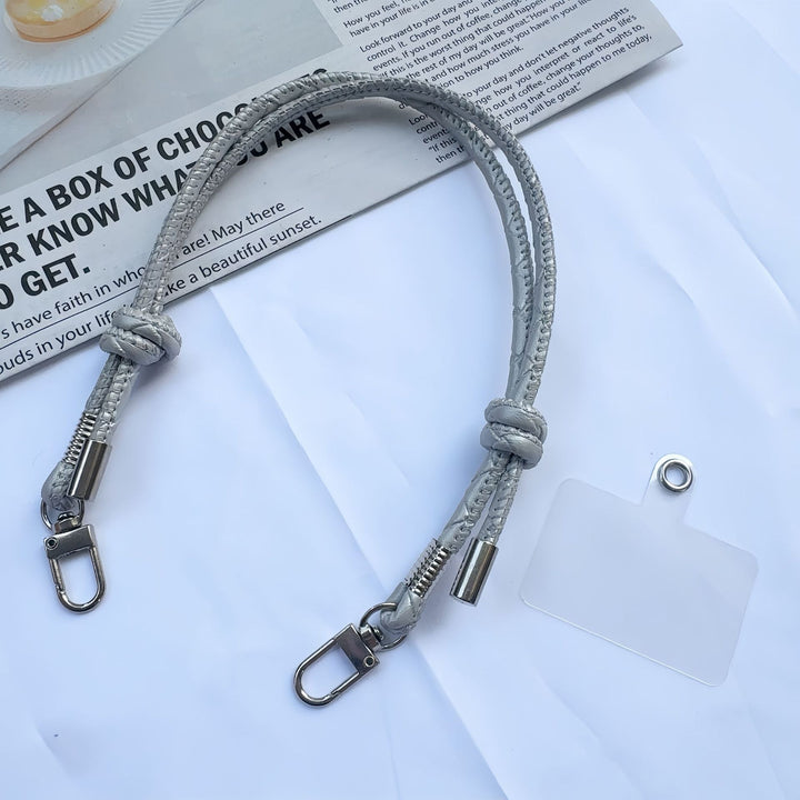 Premium geflochtener Lanyard mit ID-Halter Karnz