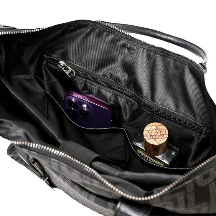 Strukturierte Aktentasche mit Multi-Compartment-Organisation