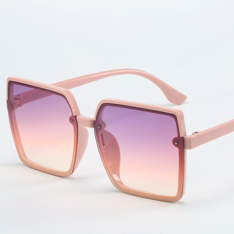 Damen Oversized Sonnenbrille mit quadratischem Rahmen Karnz