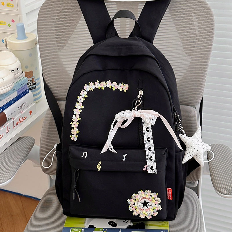 Blumenbestickter Rucksack Karnz 1791205140