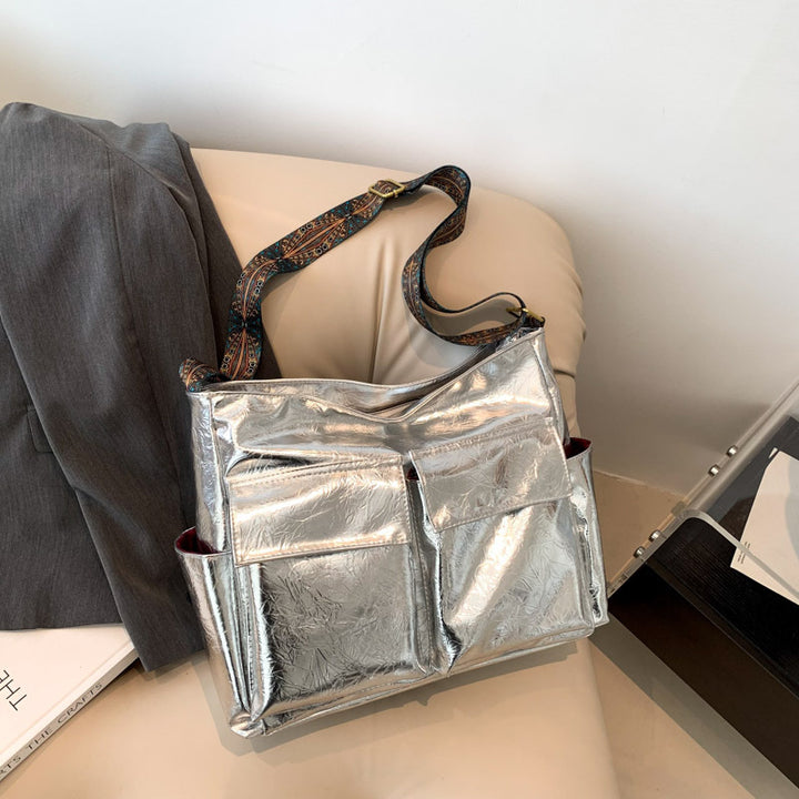 Chice metallische Handtasche Karnz