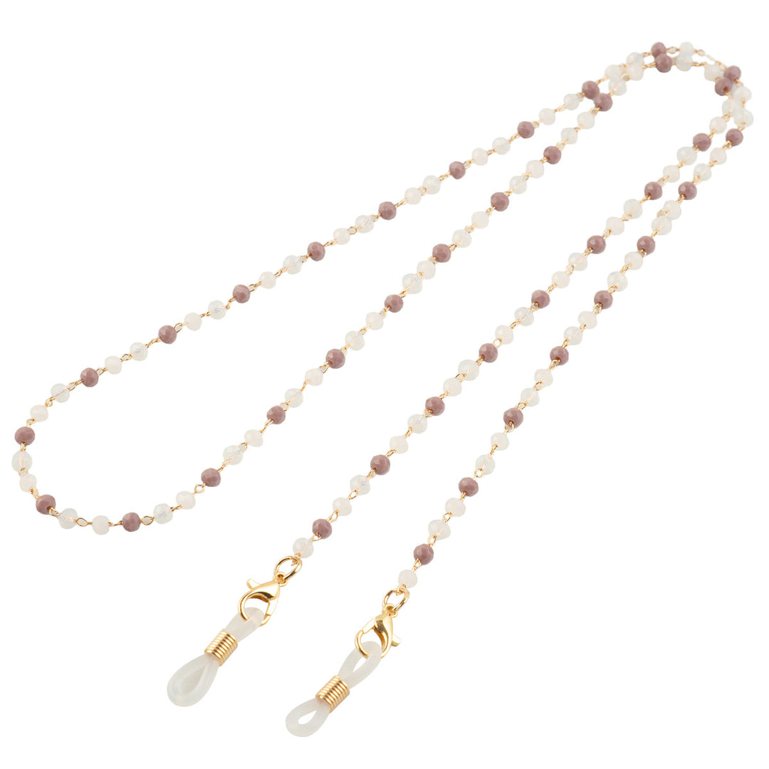 Bunte Perlen Brillenhalter Kette Karnz