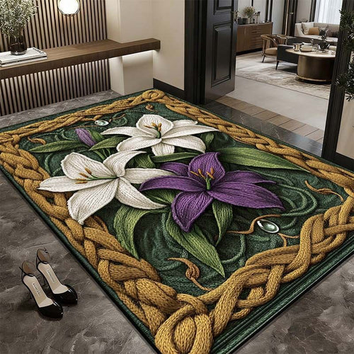 Künstlerischer Floralbereichsteppich