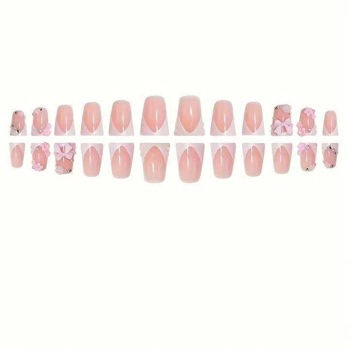 Dekorative florale Acryl-Nagelkunst Karnz