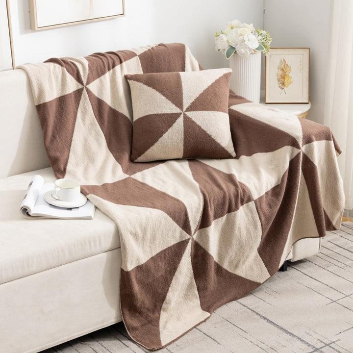 Geometrisches Muster Wurfdecke