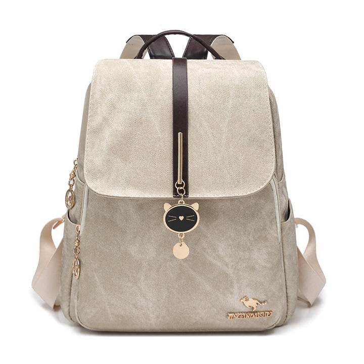 Vintage-inspirierter Canvas-Rucksack Karnz