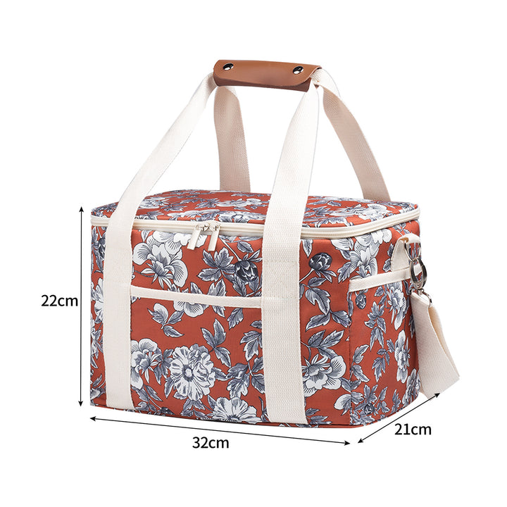 Isolierte Blumenmuster Lunch Kühltasche