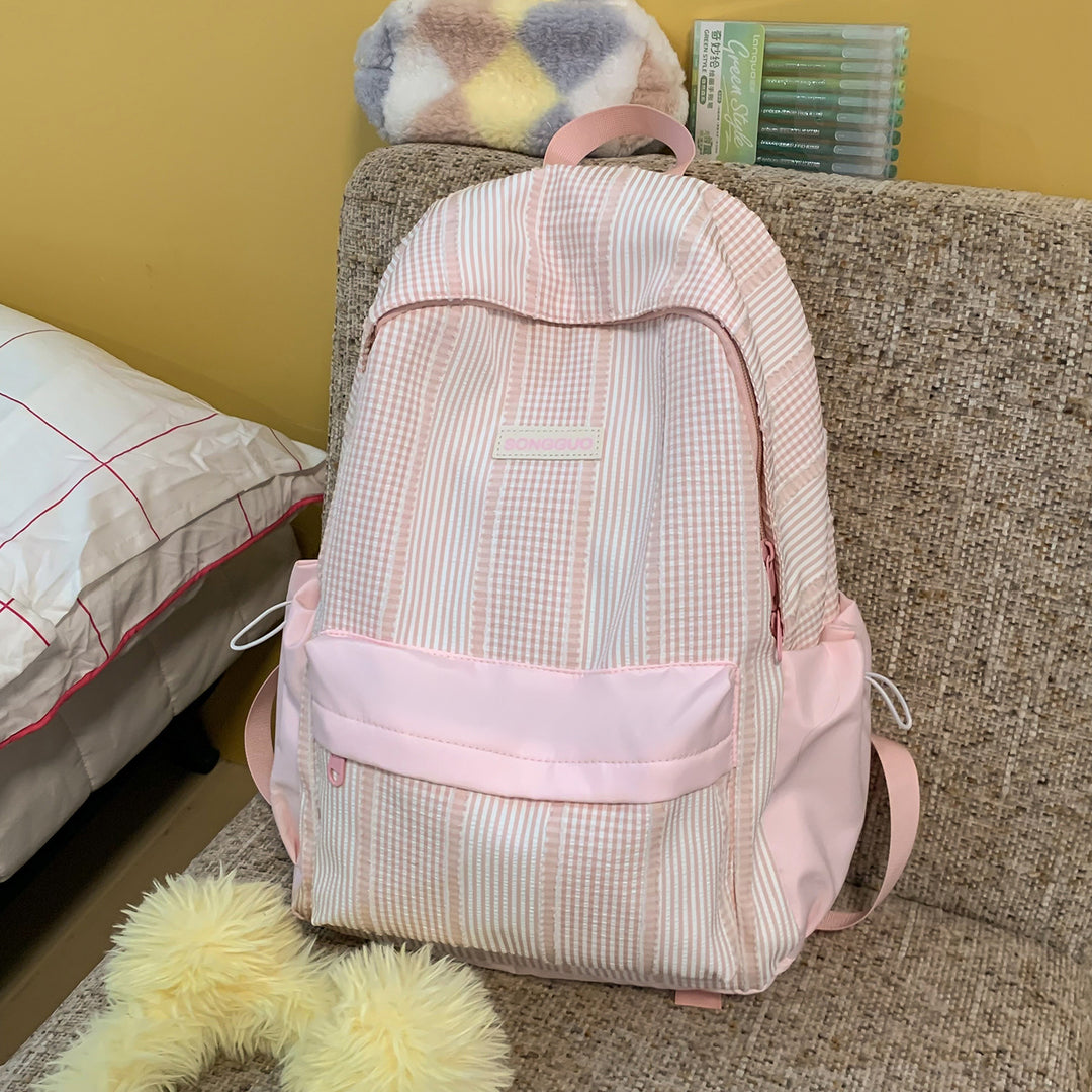 Stylischer gestreifter Design-Rucksack Karnz