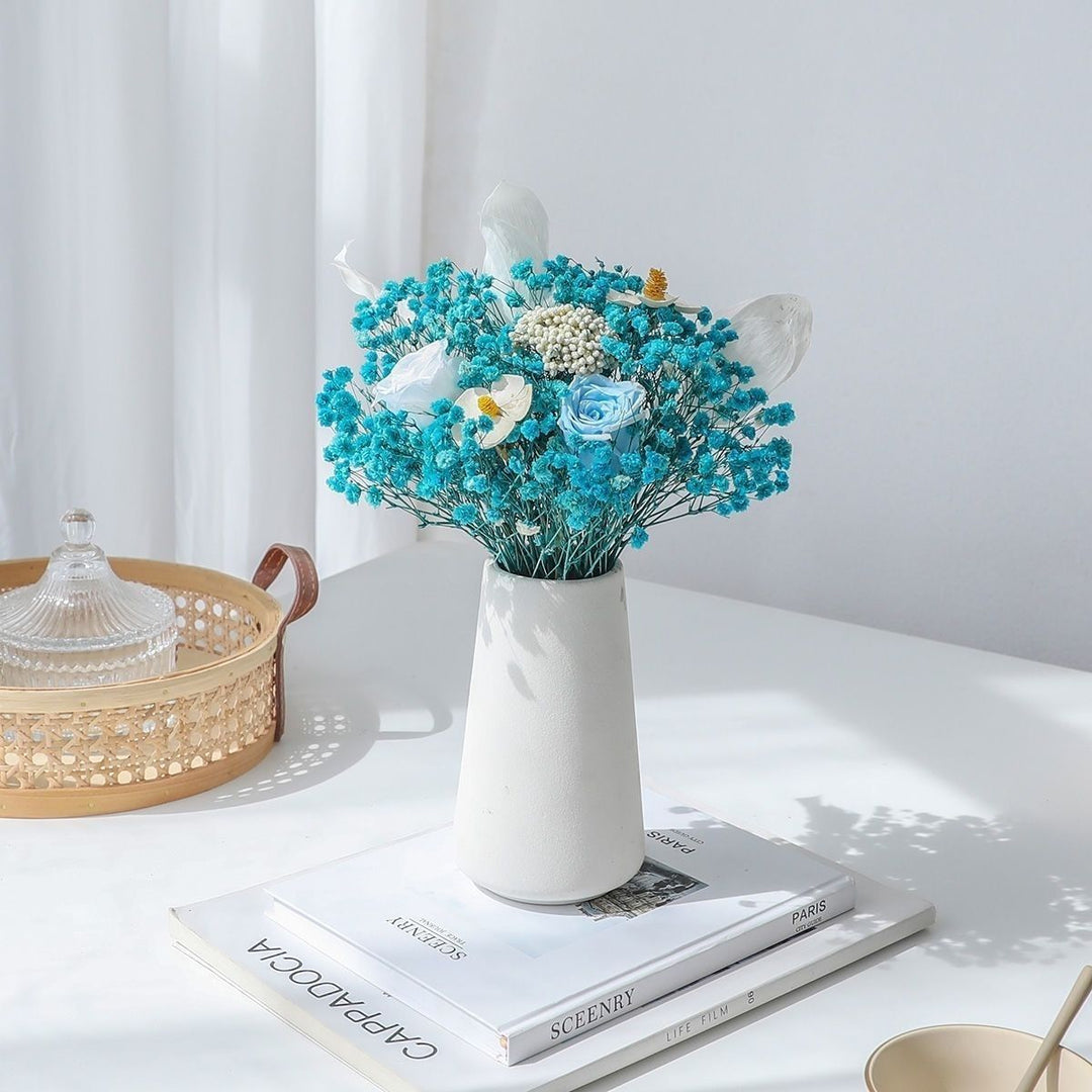 Dekorative florale Vase Anzeige