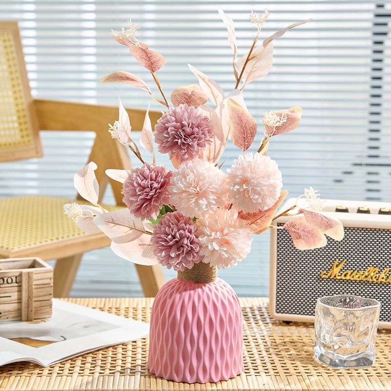 Künstliches Blumenbouquet Arrangement mit Eukalyptus