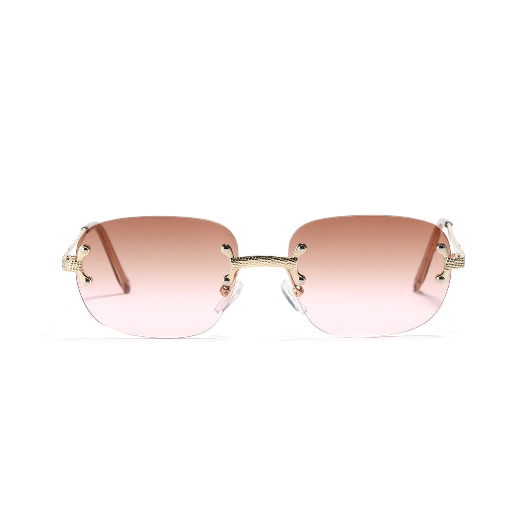 Damen oversized Sonnenbrille mit luxuriösen Akzenten Karnz