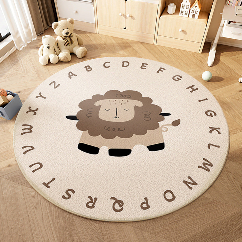 Verspielter Monster-Themen-Teppich