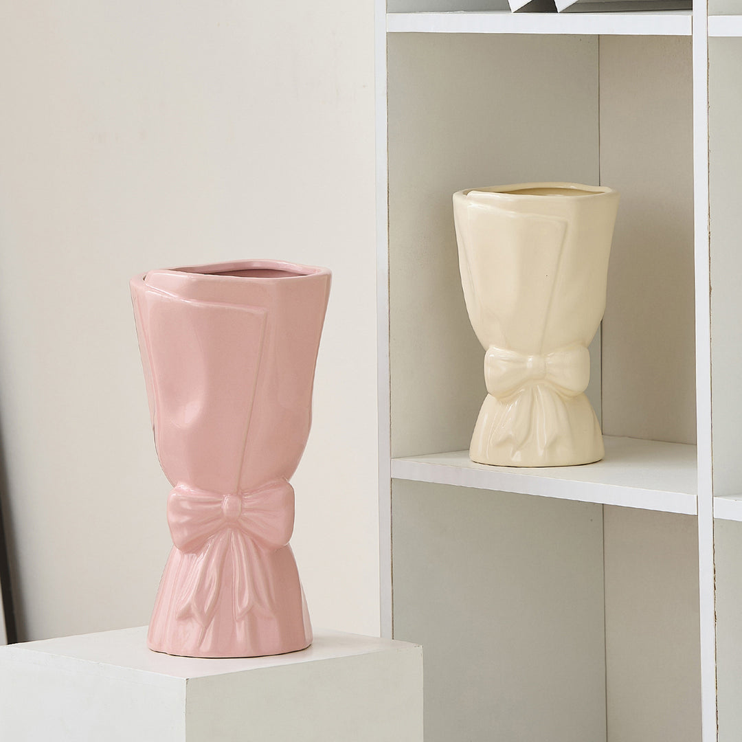 Elegante Keramikblumenvase Karnz