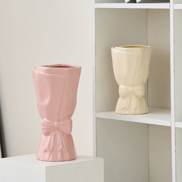 Elegante Keramikblumenvase Karnz