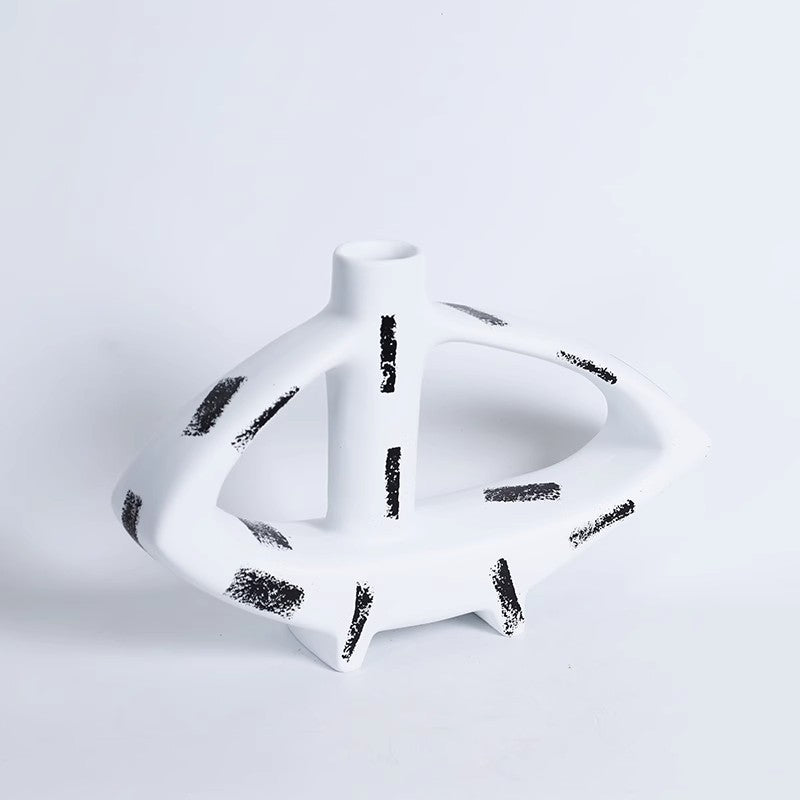 Moderne abstrakte Keramikskulptur