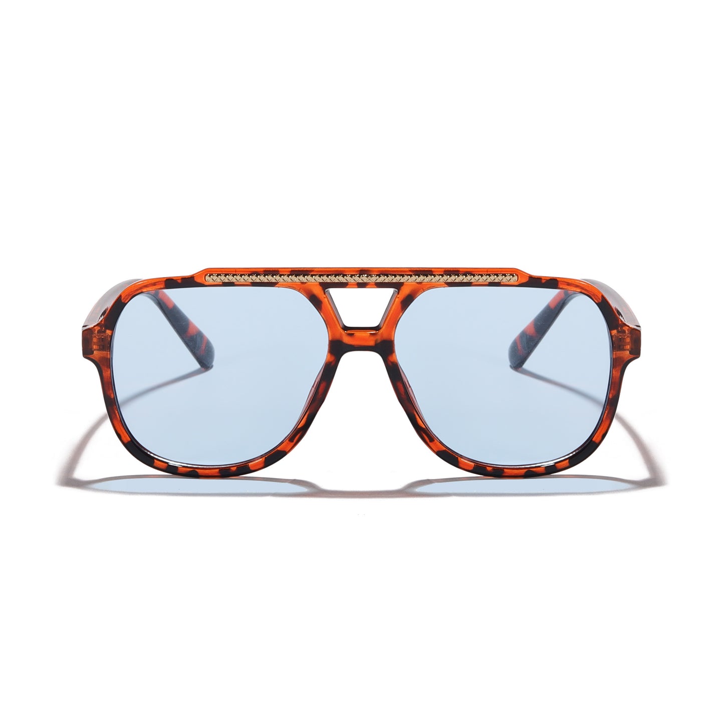 Damen Designer-Sonnenbrille mit extravagantem Muster und schützendem UV-Schutz Karnz