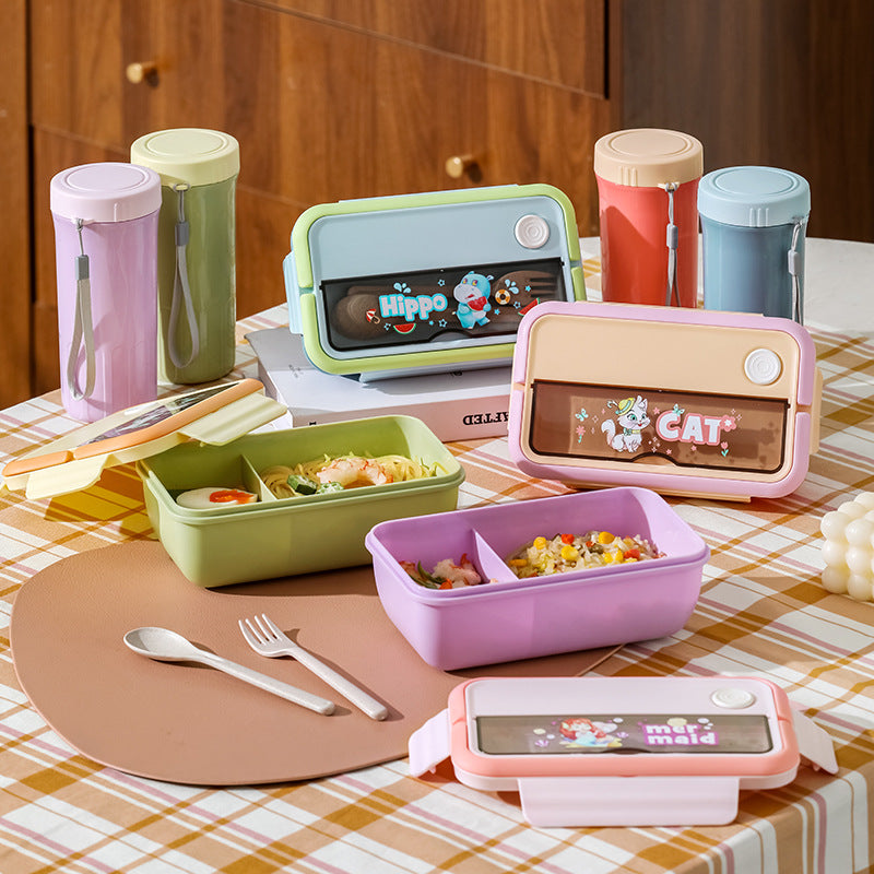 Verspielte Tier-Themen Bento Lunchbox