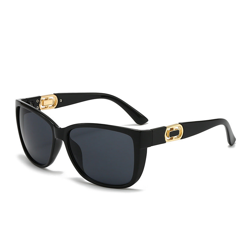 Damen oversized Sonnenbrille mit elegantem Rahmen und UV-Schutz Karnz