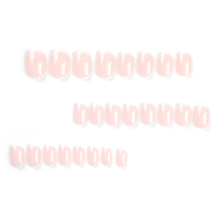 Elegantes French Tip Nail Art Set Karnz
