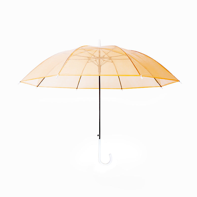 Damen Transparenter Schirm mit ergonomischem Griff Karnz