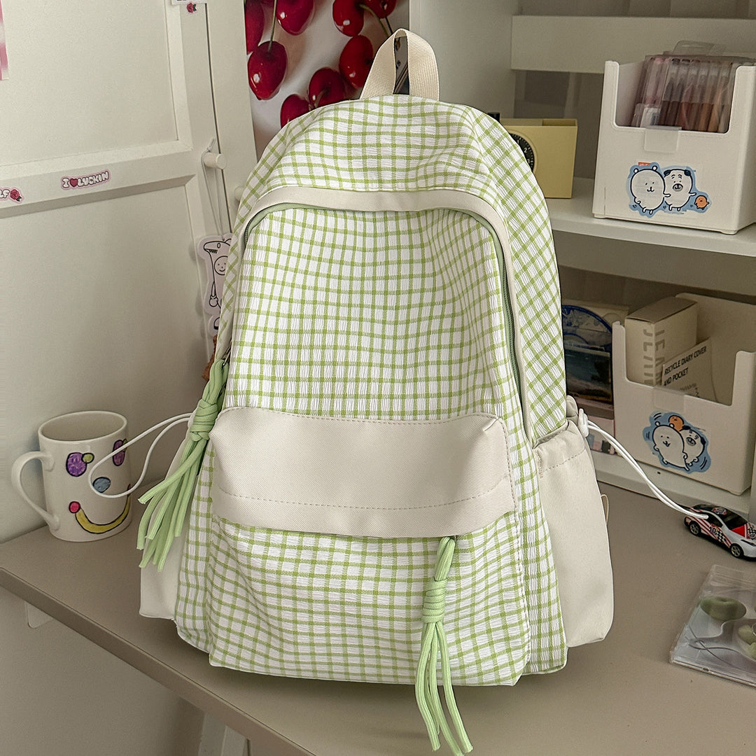 Texturierten Freizeit-Rucksack mit Charm Karnz