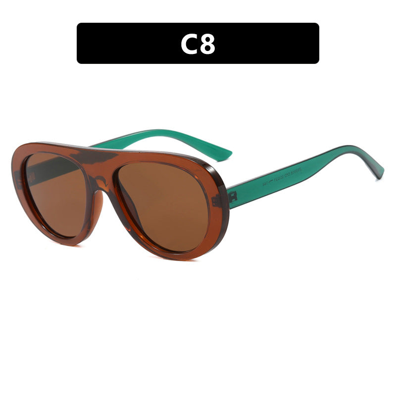 Damen stylische Sonnenbrille mit einzigartigem futuristischen Design Karnz