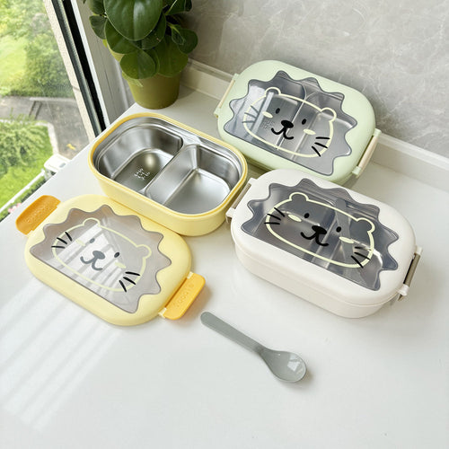 Verspielte Tier-Themen Mittagessen Bento Box