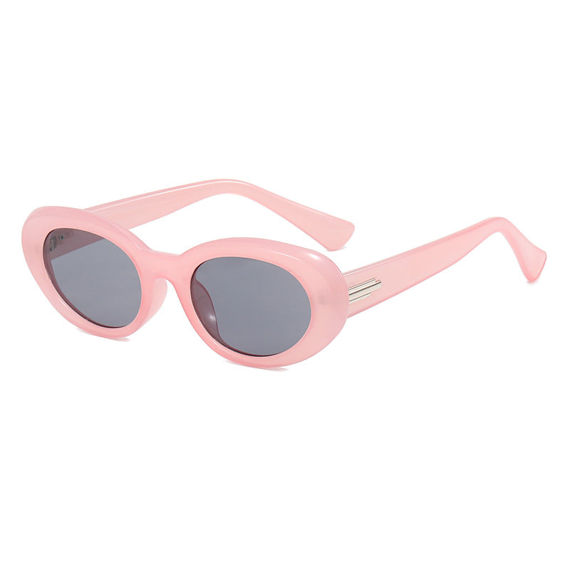 Damen elegante ovalförmige Sonnenbrille mit hochwertigen Gläsern Karnz