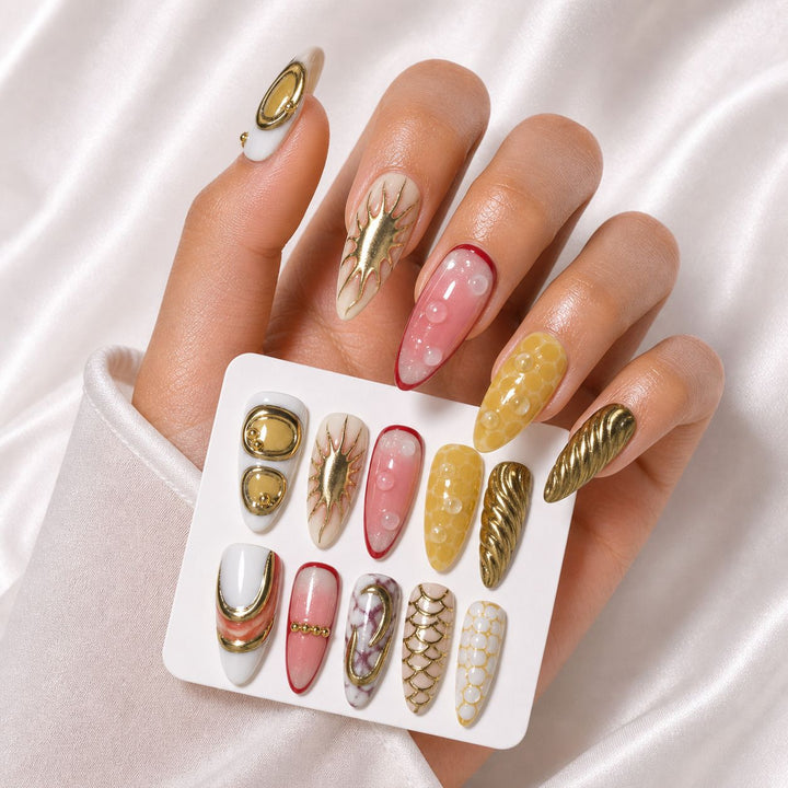 Premium 3D Nagelkunst Tipps Karnz
