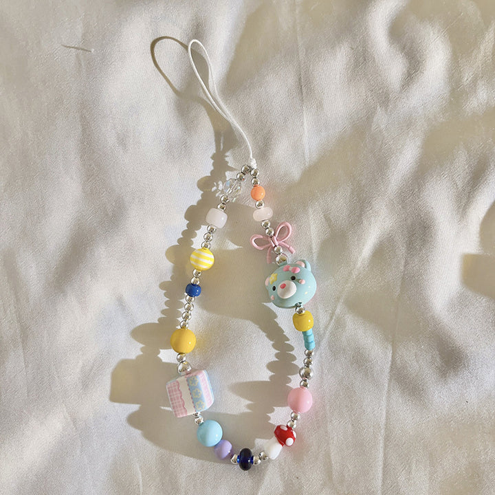 Bunte Perlen Charm Brillenhalter Karnz