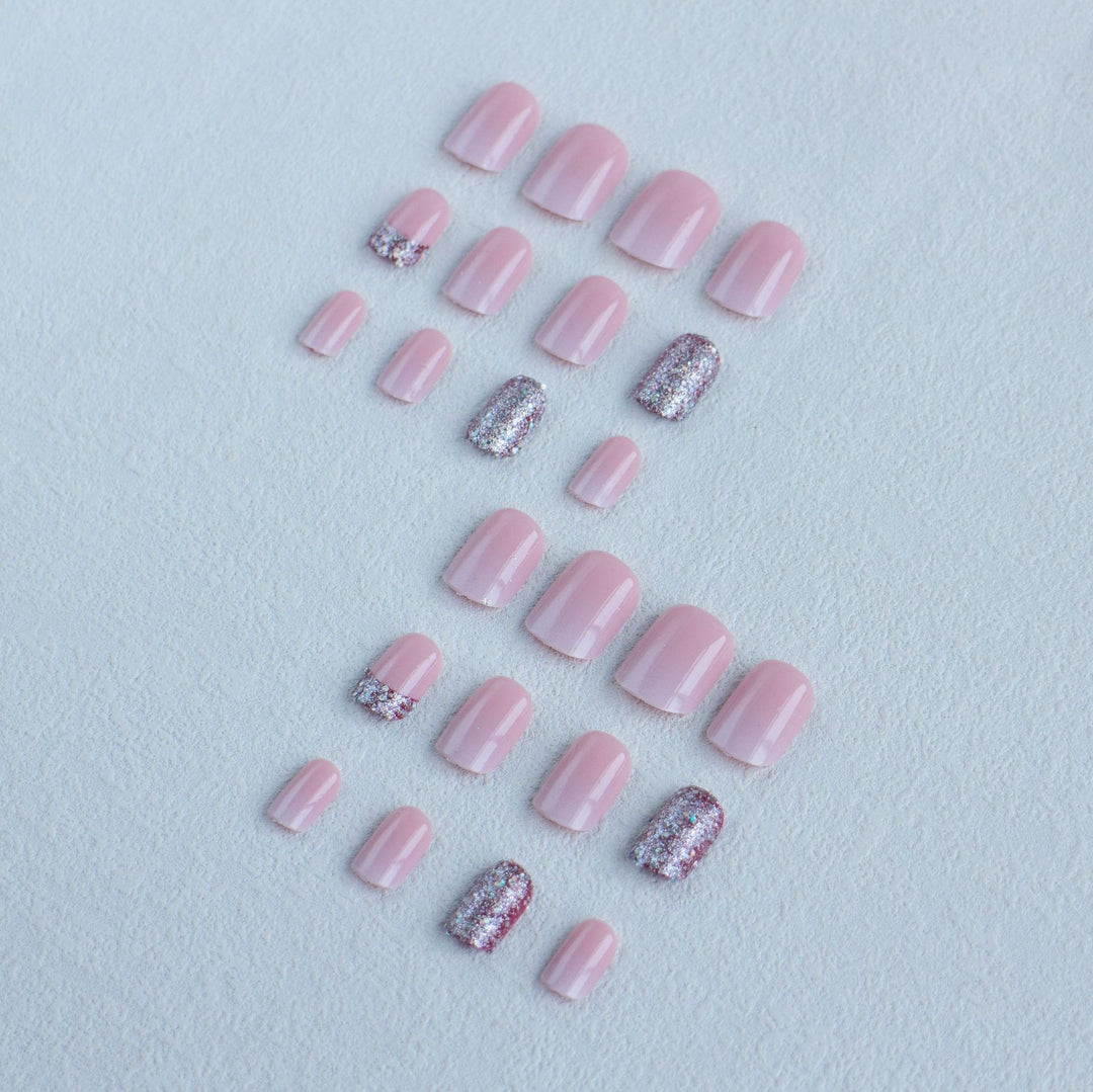 Glamourös Glitter Nagelkunst Set