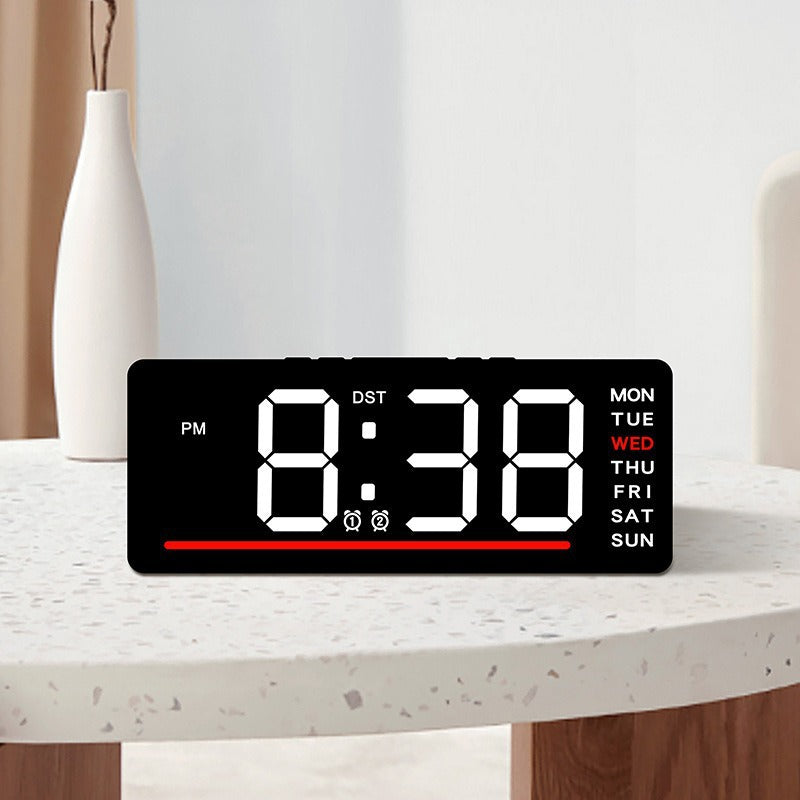 Digitaler Wecker mit Großem Led-Display und Mehreren Alarmfunktionen Karnz