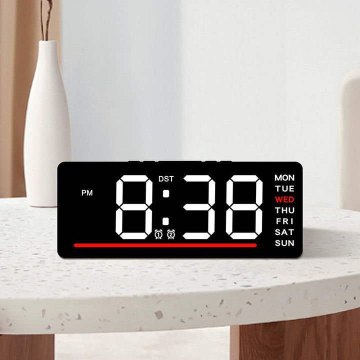 Digitaler Wecker mit Großem Led-Display und Mehreren Alarmfunktionen Karnz