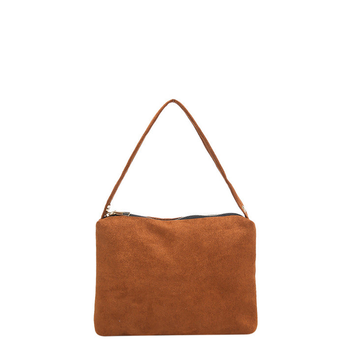 Wildleder Schulter Clutch Tasche