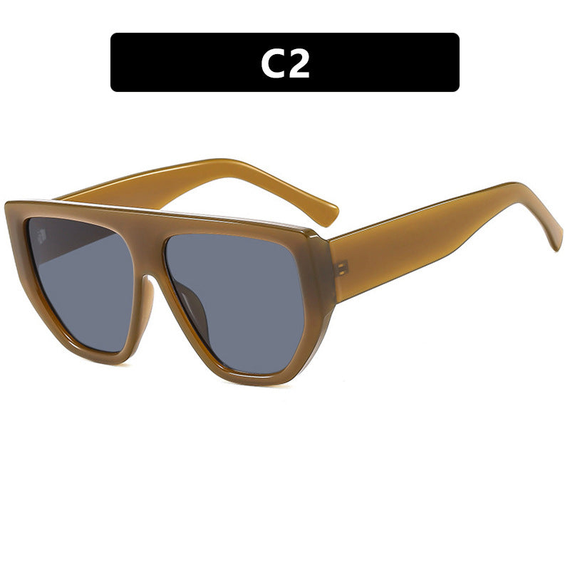 Damen modische Oversized-Sonnenbrille mit innovativem Rahmen Karnz