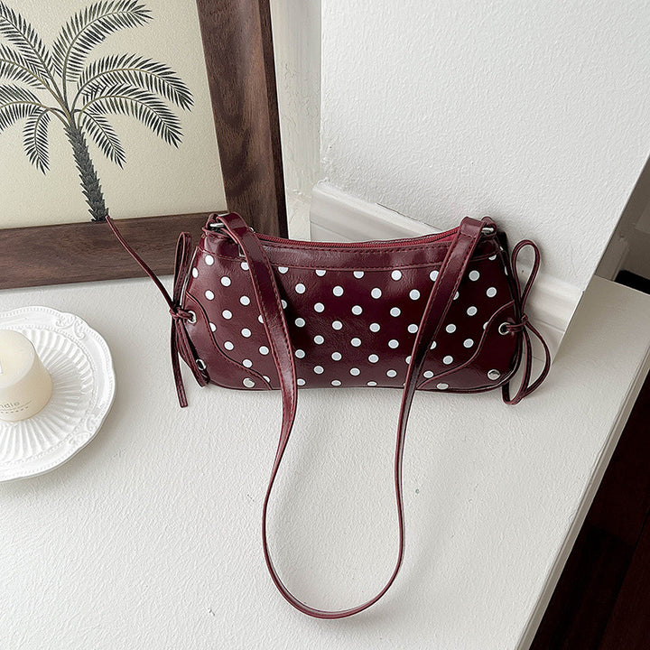 WoPolka Dot Muster Mini Handtasche Karnz