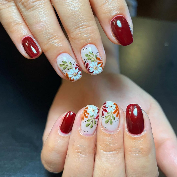 Urlaubs-Themen Press-On Nail Art Karnz