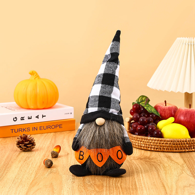 Dekorative Halloween-Gnom Figur Karnz
