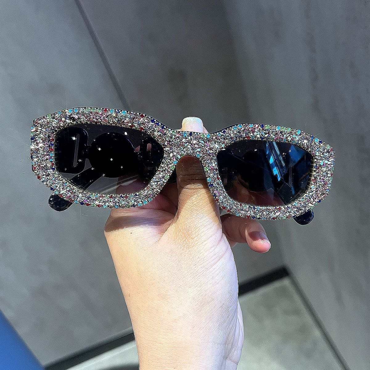 Damen Glamouröse Sonnenbrille Karnz