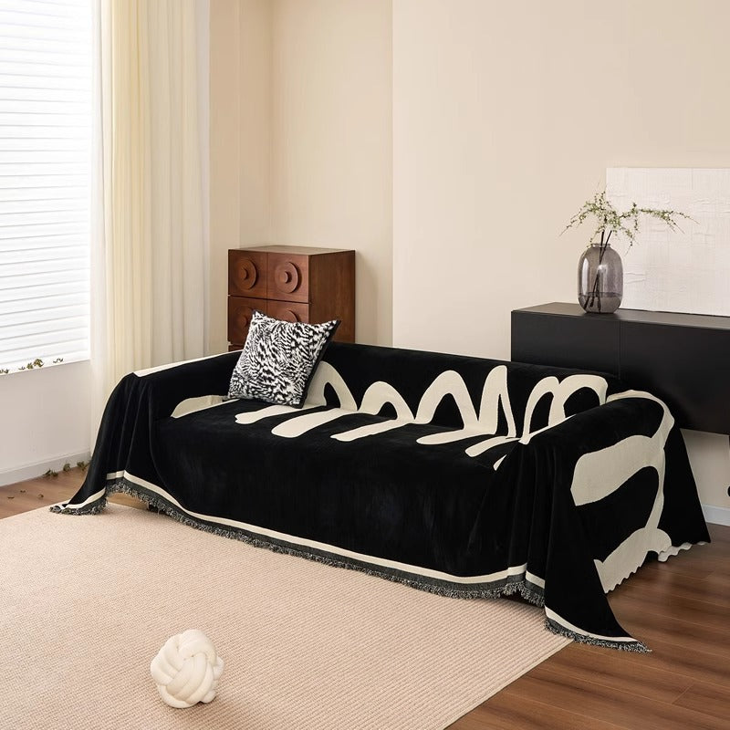 Künstlerische abstrakte Muster Sofa Wurfdecke