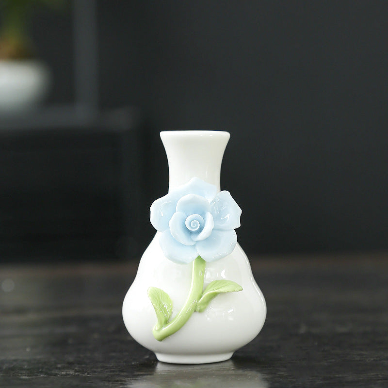 Künstlerische Blumenporzellanvase Karnz