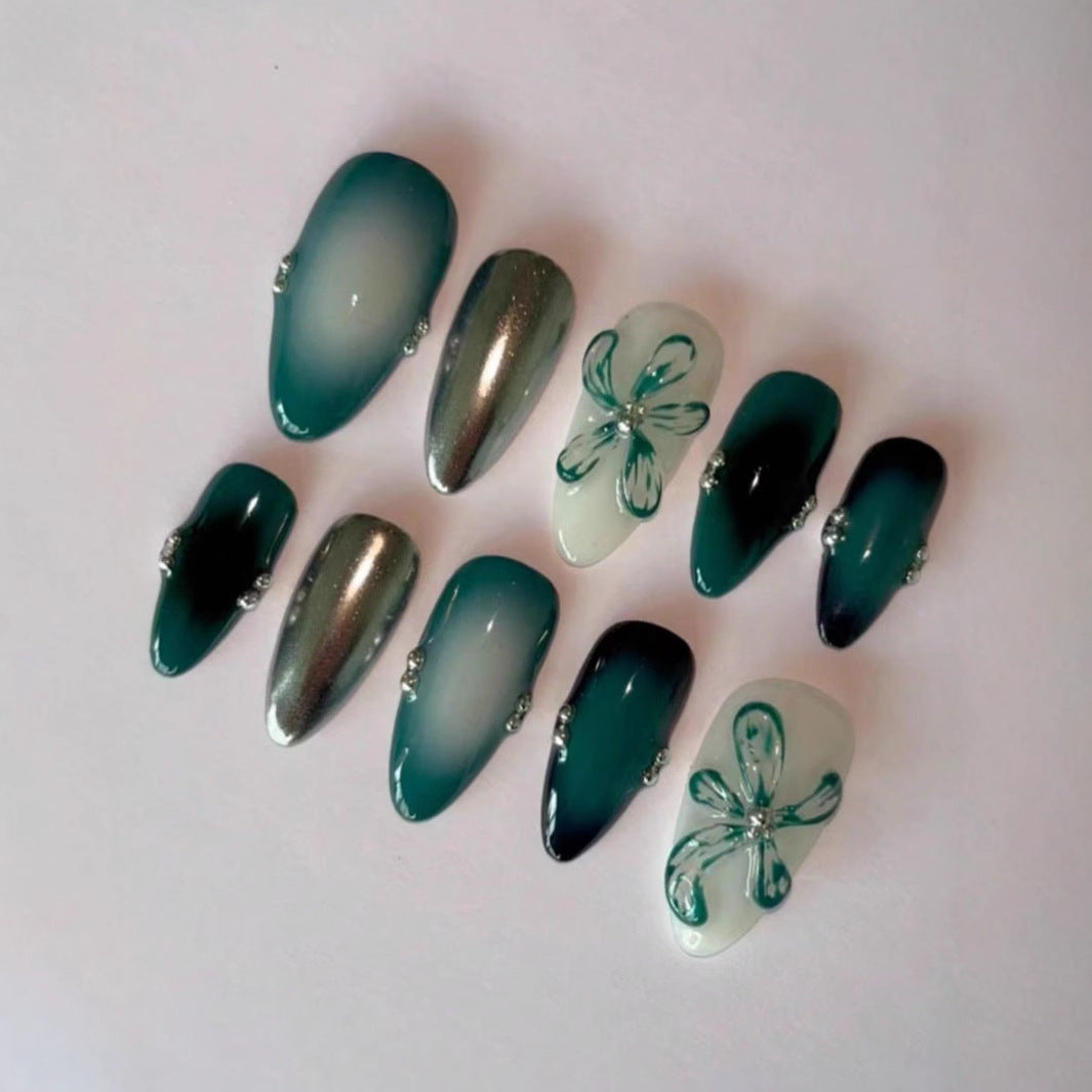 Künstlerisches Press-On Nagelkunstset Karnz