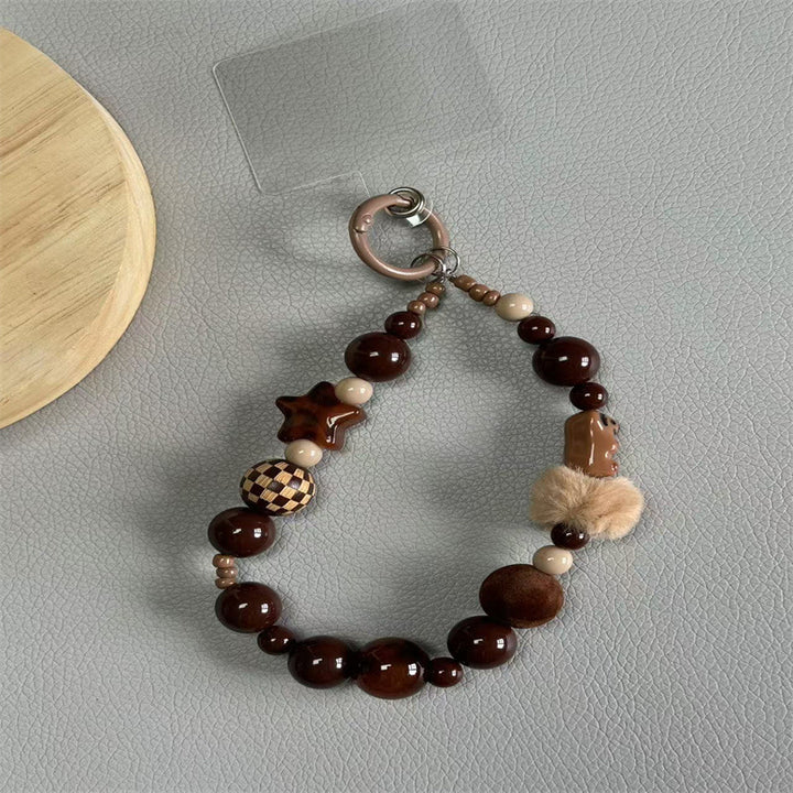Dekorativer Beaded Schlüsselanhänger Halter Karnz