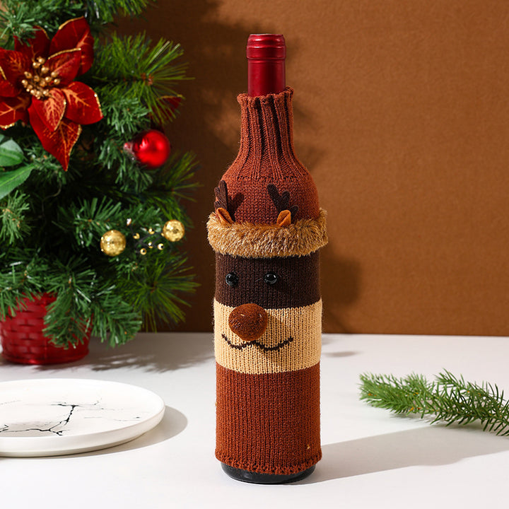 Weihnachtsgeschenk Weinflaschenhülle Karnz
