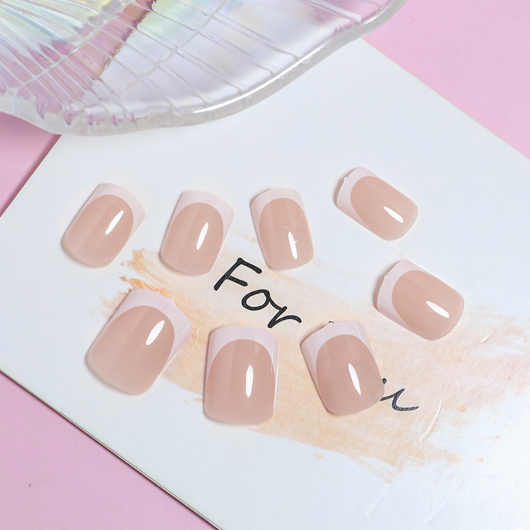 Elegantes französisches Tipp-Press-On-Nagelset Karnz 1787225130