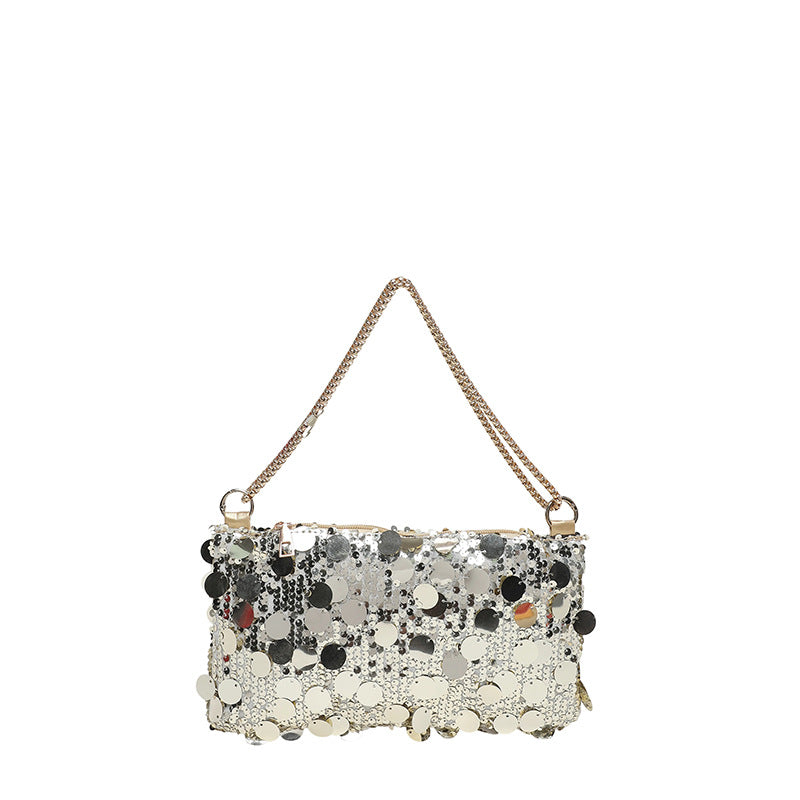 WoGlamorous Abend Pailletten Clutch Karnz
