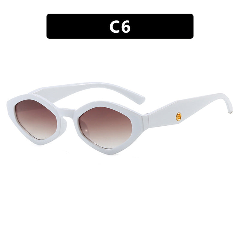 Damen modische Sonnenbrille im markanten Schmetterlingsdesign Karnz
