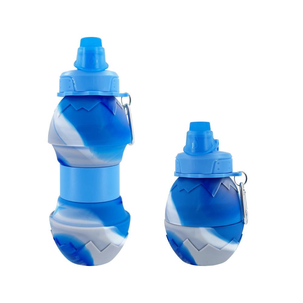 Damen 2-in-1 Silikon Trinkflasche Karnz
